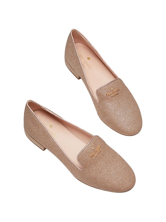 kate spade Shoes - Kate Spade Claudia Rose Good Glitter Claudia Loafers